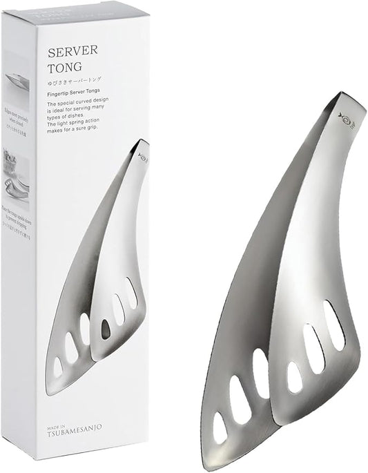 Oaks Leye TN1374 Yubisaki Server Tongs, Gift Box, Silver, Made in Japan by %E3%82%AA%E3%83%BC%E3%82%AF%E3%82%B9