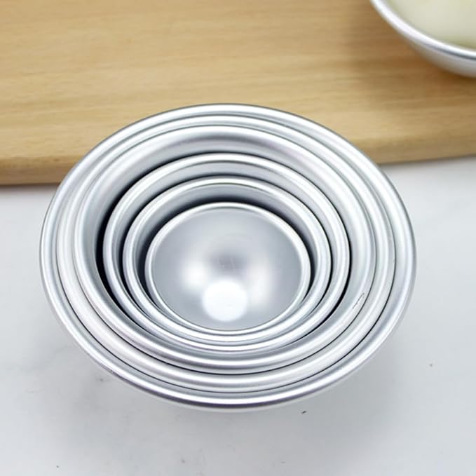 6pcs Aluminium Alloy Baking Tool Muffin and Tartlet Cake Molds with Superb Heat Conductivity and Easy to Demould Design for DIY Pudding Cake Baking and Dessert Preparation - Image 5