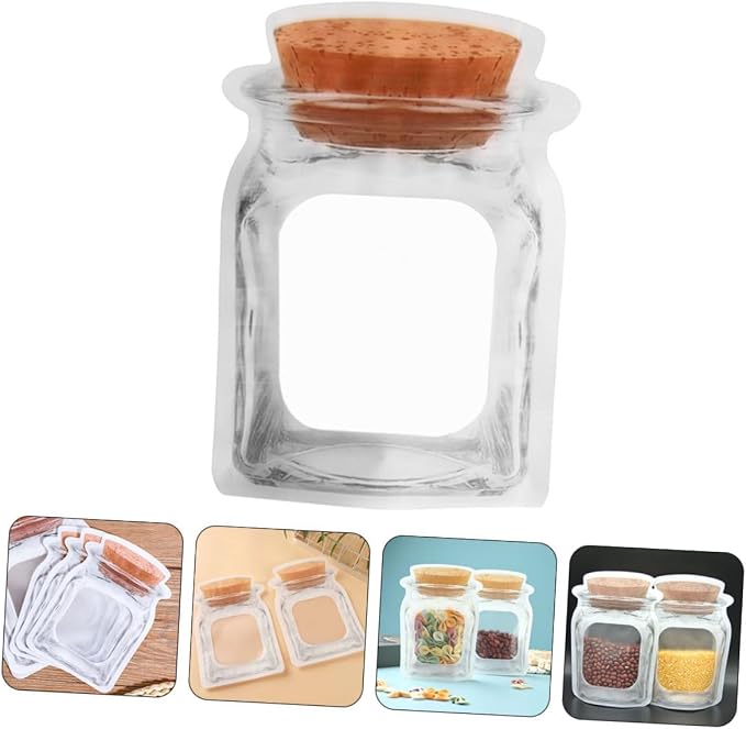 ERINGOGO 50pcs Small Self-sealing Snack Wrapping Pouches Creative for Cookies Baked Goods and Candy Decorative Food Storage Bags for and Treats - Image 7