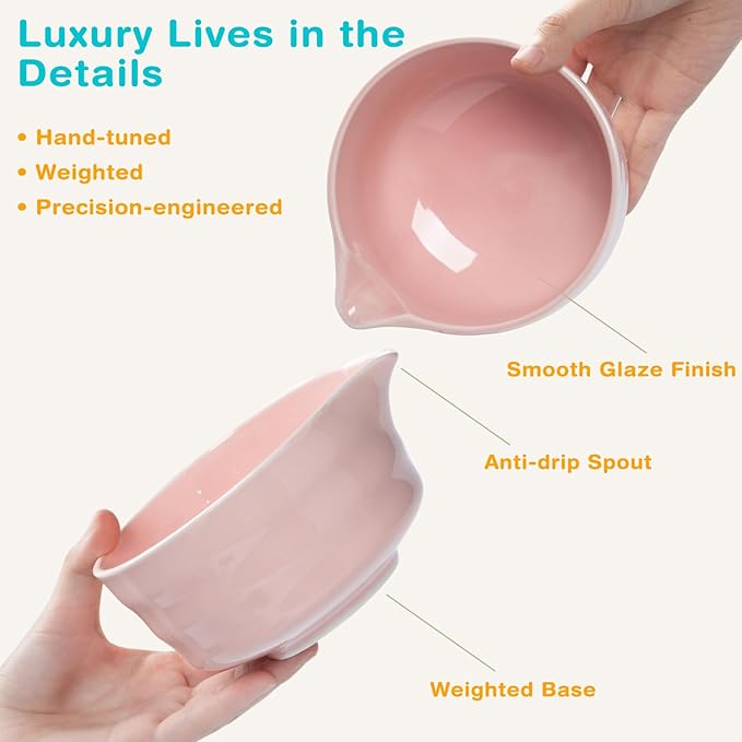 Premium Matcha Ceremony Set – Complete 9-Pcs Ritual Kit – Presented in Luxury Magnetic Gift Box, Perfect for Gifting or Self-Care (Sakura Pink)