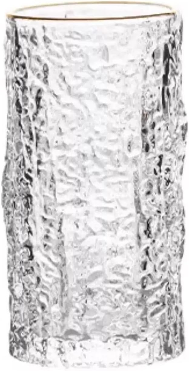 drinking glassware Bark Pattern Embossed Stemless Water Cups(Large) by Unknown