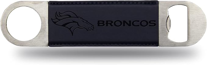 Rico Industries NFL Laser Engraved Bar Blade Faux Leather Laser Engraved Bar Blade - Great Beverage Accessory for Game Day by RicoIndustries