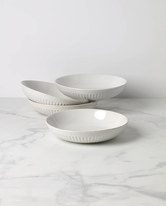 Lenox 897275 French Perle Groove Dinner Bowls, Set of 4 - Image 2