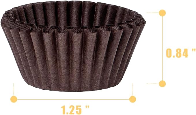 qiqee Coffee Cupcake Liners, 600 Count, Mini Size - Image 5
