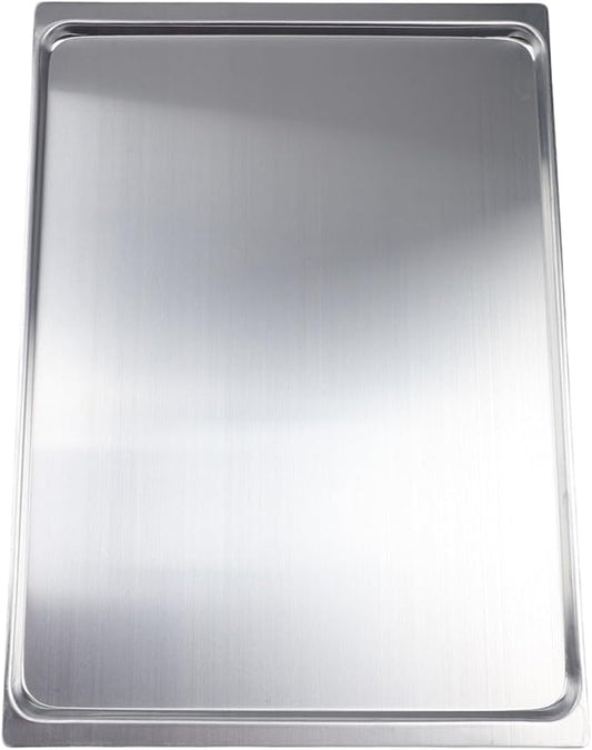 Aluminum Baking Tray, 37.5 x 27.5 cm Cookie Sheet Pan for Bread, Cake and Pastry Baking, Reinforced Rolled Edges, Easy Release for surface for Home Ovens Daily by Unknown