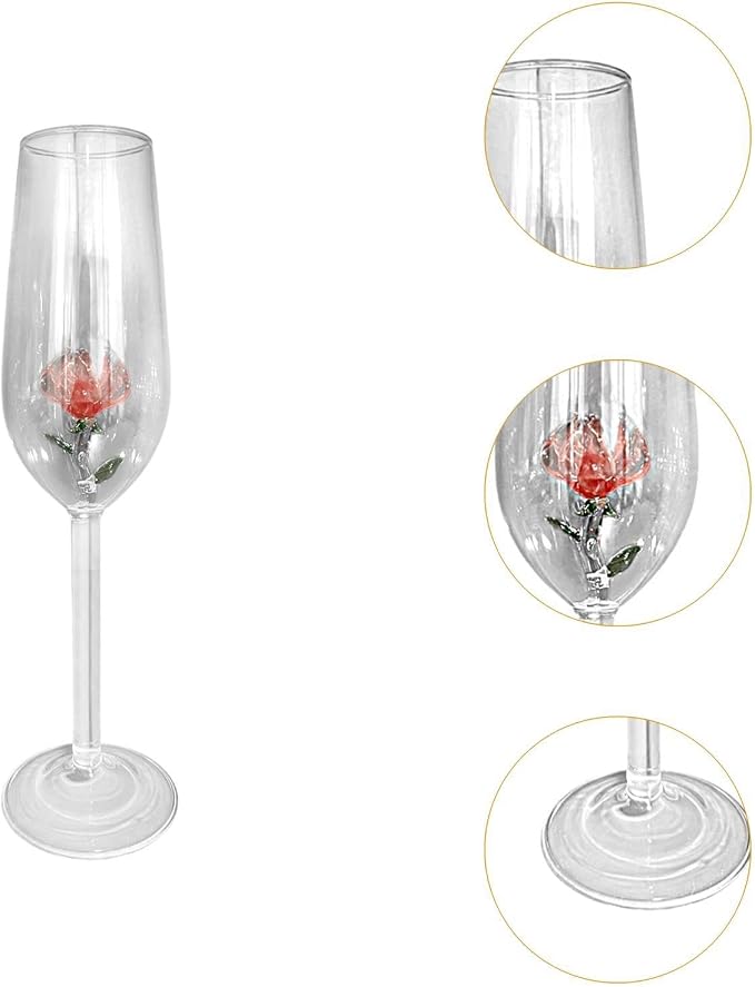 Wine Glass Drinking Glassware for Party Supplies Festival Table Centerpiece - Image 3