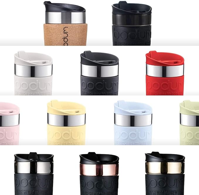 Bodum 11068-01 Vacuum Travel Mug, 0.35 L - Small, Black 1 Count (Pack of 1) - Image 5