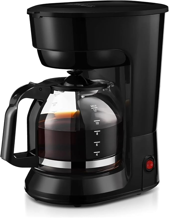 Coffee Makers, 12-Cup Coffee Machines with Reusable Filter | Removable Filter Basket, Keep Hot(5-Cup) - Image 6