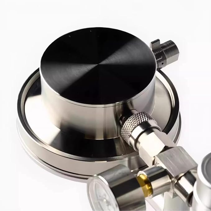 Pneumatic Espresso Machine, Portable Stainless Steel Coffee Maker with Pressure Gauge & Relief Valve for Home, Camping - Image 7
