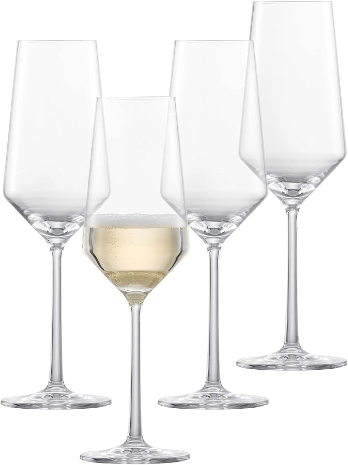 ZWIESEL GLAS Pure Champagne Glass (Set of 4), Champagne Flutes with Effervescent Point, Dishwasher-Safe Tritan Crystal Glasses, Made in Germany (7.1 Ounce) by Unknown