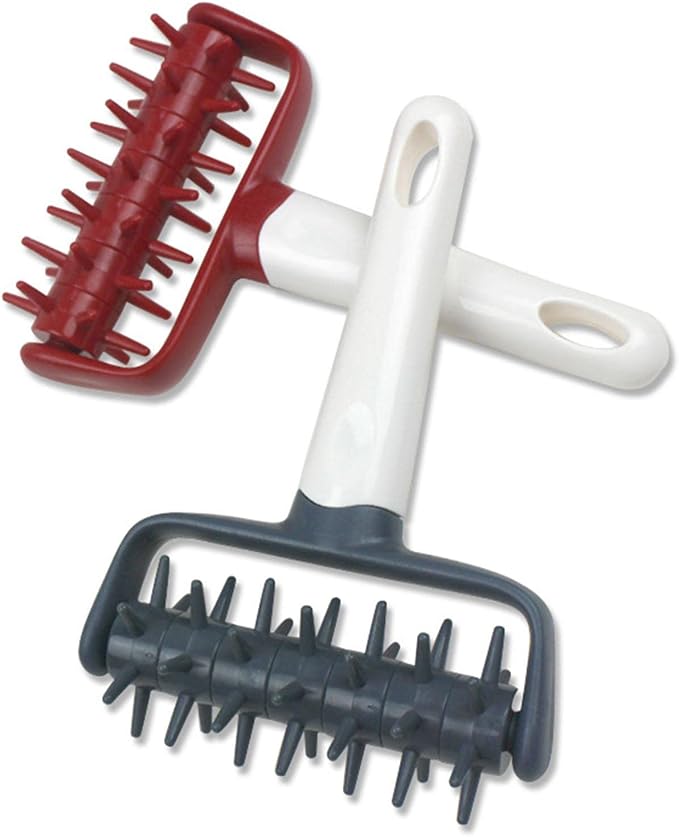 Docker Roller, Pin Biscuit Wheel Roller, Docking Tool for Pastry Bread, Red, 19x12.5cm - Image 6