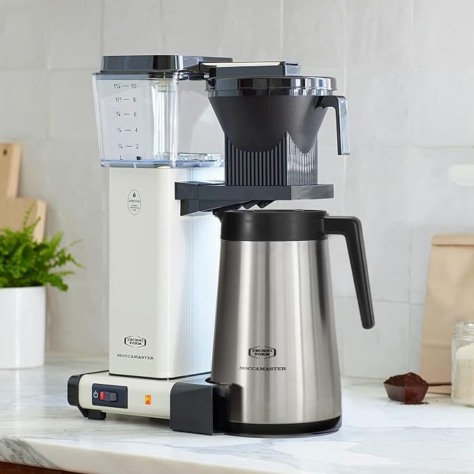 Technivorm Moccamaster 79318 KBGT thermal Carafe 10-Cup Coffee Maker 40 Ounce, Off-White 1.25l - Image 8