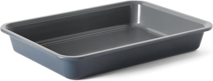 Calphalon Legacy Bake Pan, 13x9 Inch Baking Pan PFA Free Nonstick Heavy Gauge Steel Bakeware for Even Heating, Oven Safe Squre Pan for Cakes, Brownies, Roasting, Everyday Kitchen Use by Unknown