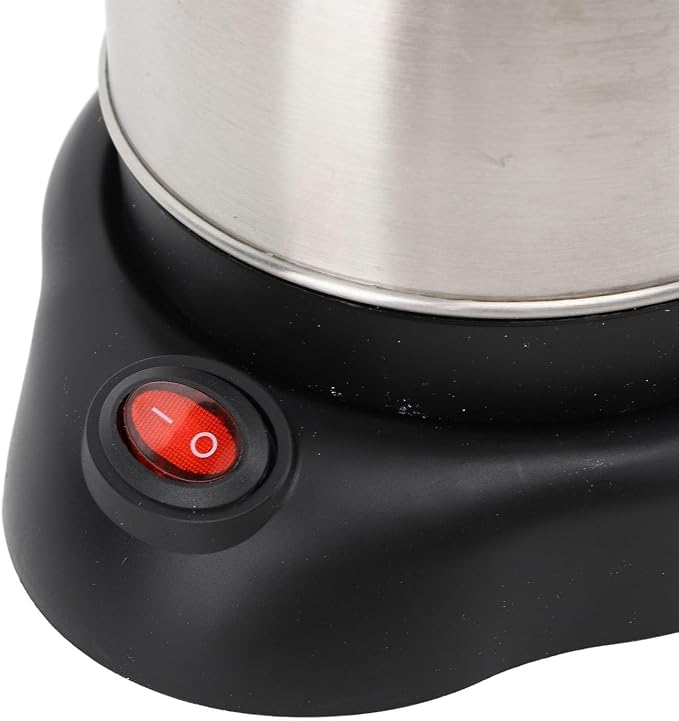 Jiawu 600ml Electric Turkish Coffee Maker Stainless Steel, Multifunctional Coffee Machine for Tea Milk, Ergonomic Anti Scald Handle, 600W Fast Brewing 5-6 Cups - Image 9
