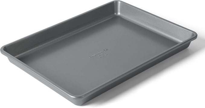 Calphalon Titan Steel Core PFA Free Nonstick 13 x 9 Inch Brownie Pan Baking Dish, Heavy Duty Reinforced Steel Bakeware for Even Heating, Oven Safe Cake and Brownie Pan for Baking by Unknown