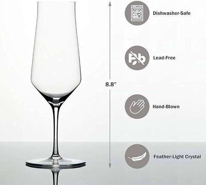 Zalto Denk'Art Beer Glasses made from Hand-Blown Crystal | Set of 2 - Image 2