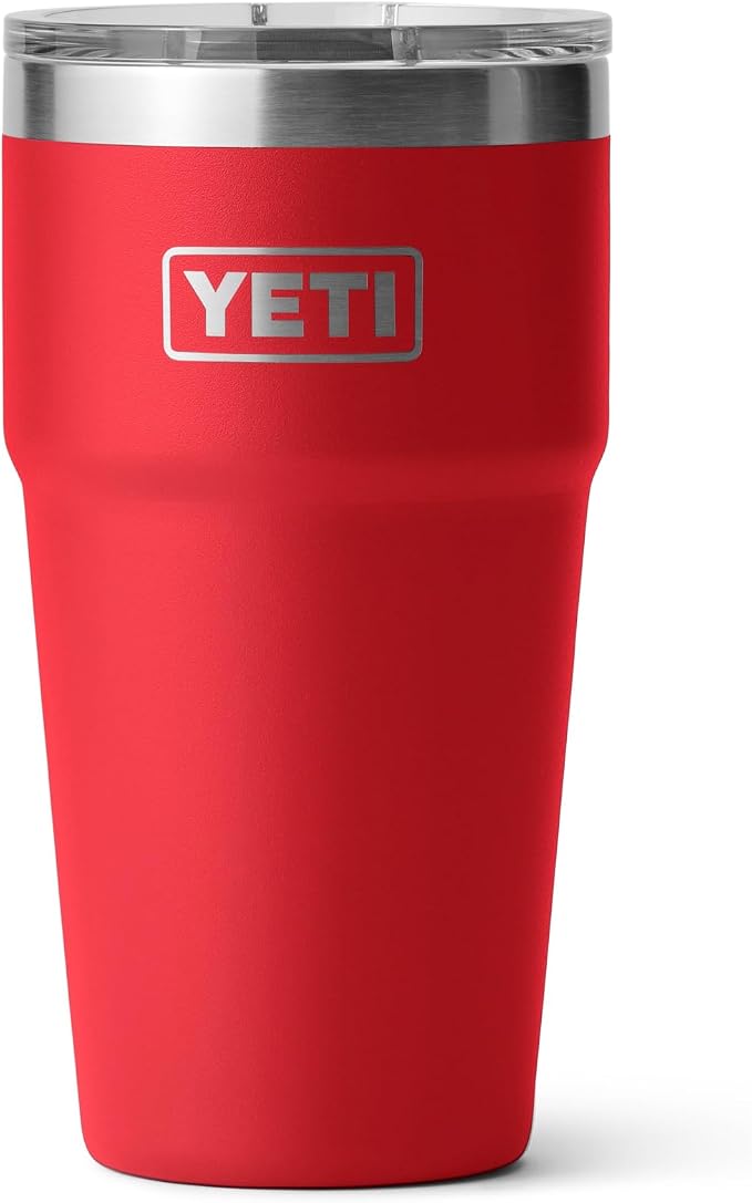 YETI Rambler 20 oz Stackable Tumbler, Stainless Steel, Vacuum Insulated with MagSlider Lid by YETI