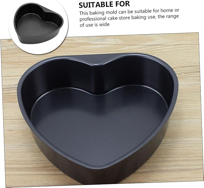 Heart Cake Pan Nonstick Cake Mold Detachable Bottom Baking Tray Oven Microwave Safe for Diy Baking - Image 8