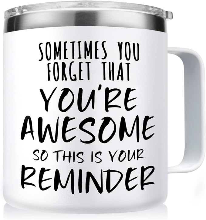 NOWWISH Gifts for Women, Inspirational Gifts, Thank You Appreciation Birthday Gifts for Coworker, Teacher, Mom, Wife, Sister - White by NOWWISH