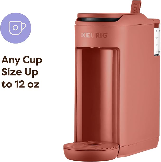 Keurig K-Mini Mate Single Serve K-Cup Pod Coffee Maker, Brews Up to 12 oz Cup, Compact Portable Coffee Machine for Small Spaces, Great for Dorms & Offices, Red Rocks - Image 3