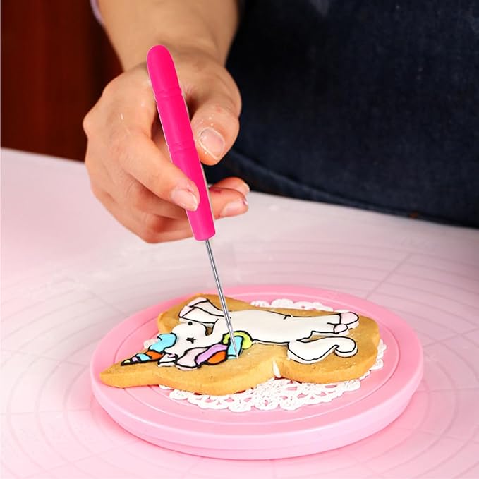 36 Pcs Cookie Scribe Tool Sugar Stir Needle Biscuit Icing Pin DIY Baking Pin Stainless Steel Cookie Decorating Supplies for Royal Icing for Baking Lovers (3 Colors)