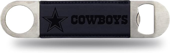 Rico Industries NFL Laser Engraved Bar Blade Faux Leather Laser Engraved Bar Blade - Great Beverage Accessory for Game Day by RicoIndustries