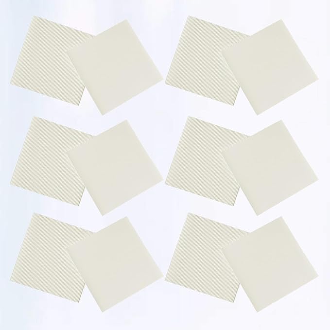 Hemobllo 100 Sheets Inch White Corrugated Paper Pizza Mats Oil-proof Paper Pads for Baking Bread and Cake Suitable for Kitchen and Restaurant Use, 100 Sheets Pack - Image 7