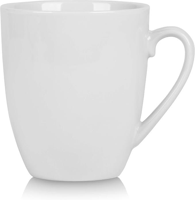 10 Strawberry Street Simply White 12 oz Mug, Set of 6 - Image 2