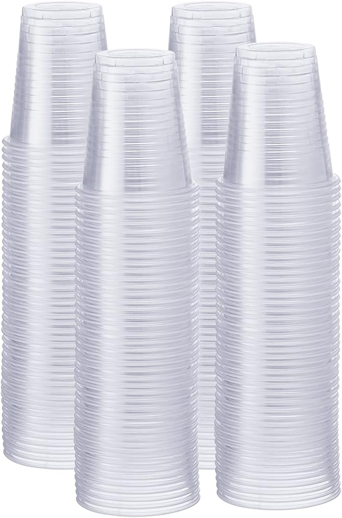 Comfy Package GUSTO [5oz.- 500 Count] Clear Plastic Cups Disposable Drinking Cups for Parties, Events, & Everyday Use – Crystal Clear, BPA-Free, Durable Polypropylene - (Formerly