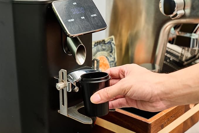 IKAPE 51mm Espresso Puck Screen, Reusable Professional Barista Portafilter Coffee Dosing Cup Set for Espresso Machine 51mm Bottomless Naked Portafilter (Espresso Set)
