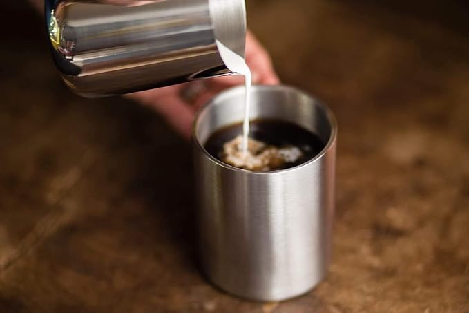 Stainless Steel Coffee Mugs – 15 oz Double Wall Stainless Steel Mugs with Handle, Metal Coffee Cups for Tea, Insulated Mug Set of 2 – BPA Free, Durable, Unbreakable Metal Coffee Mugs for Camping - Image 6