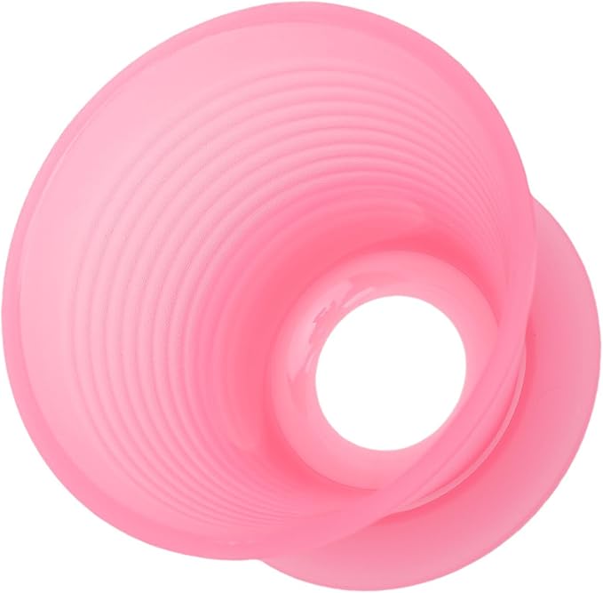 POCREATION Pour Over Coffee Maker Manual Coffee Brewer Hand Drip Coffee Maker Flat Bottom Coffee Dripper with Detachable Design for Home Restaurant Office Use (Pink)