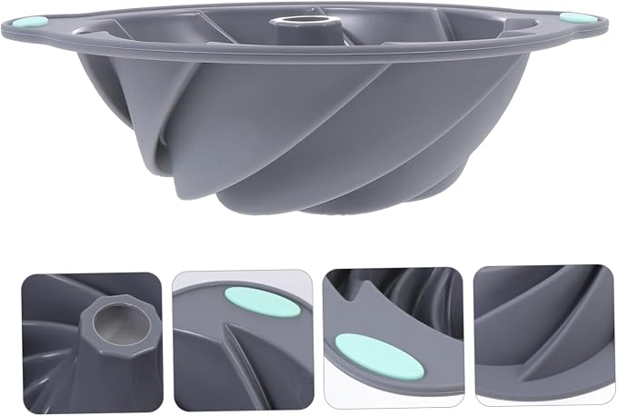 BESTOYARD Diy Cake Mold Spiral Cake Mold Silicone Baking Chiffon Safe Healthy Material - Image 3