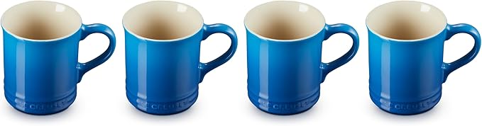 Le Creuset Stoneware Vancouver Mug, Set of 4, 14 oz. each, Marseille - Image 2