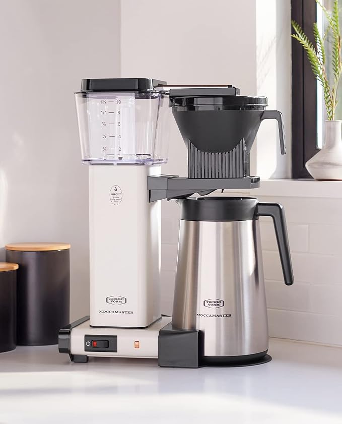 Technivorm Moccamaster 79318 KBGT thermal Carafe 10-Cup Coffee Maker 40 Ounce, Off-White 1.25l - Image 6