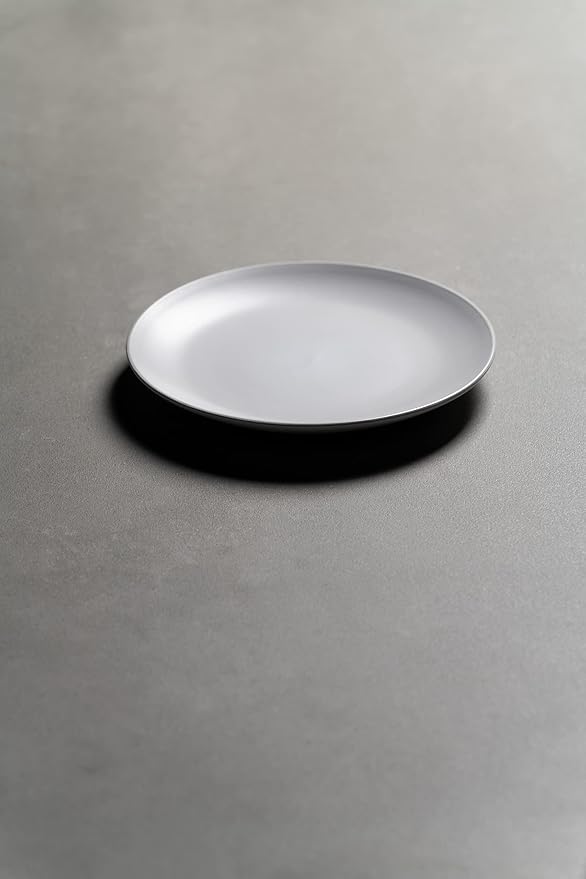 10 Strawberry Street Wazee Matte 8.25" Coupe Salad Plate, Set of 6, White - Image 5