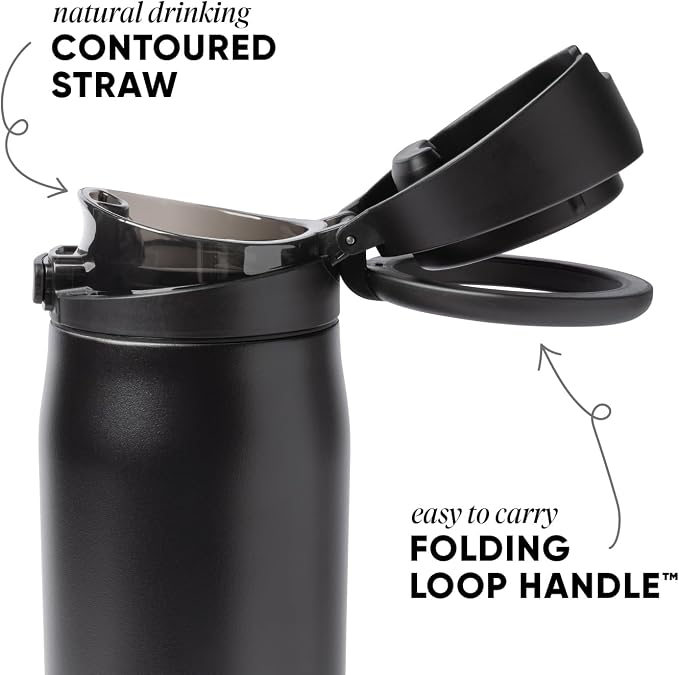 Simple Modern Halloween Water Bottle with Straw |24oz | Spiderweb | Mesa Loop Insulated Water Bottle for School, Sports, Travel | Leak Proof, Stainless Steel, Spiderwebs - Image 5