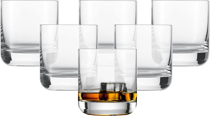 Eater x Zwiesel Fortessa Cappello Crystal Glass, 10 Ounce Juice/Whiskey (Set of 6), Clear by Unknown
