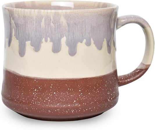 Bosmarlin Large Ceramic Coffee Mug, Big Tea Cup, 7 Colors to Choose, 21 Oz, Dishwasher and Microwave Safe, 1 PCS (Red) by Bosmarlin