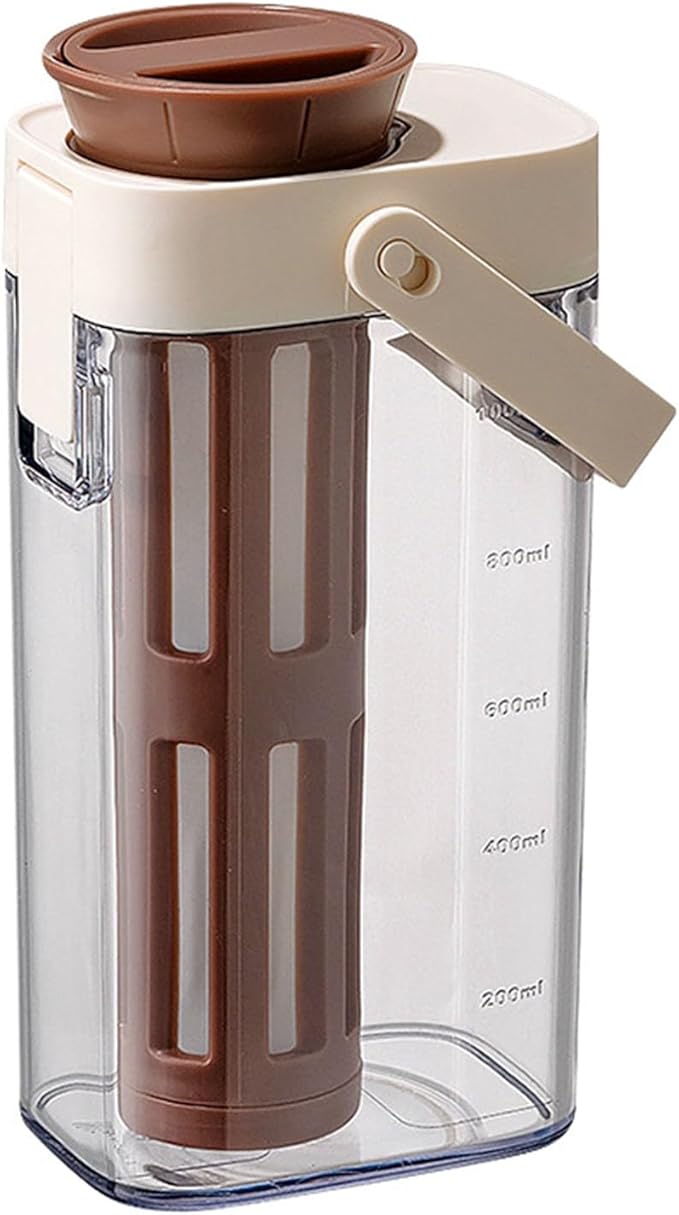 1000ml Cold Brew Coffee Maker with Filter Leak Proof Large Capacity Teas Container with Handle for Home Office Use