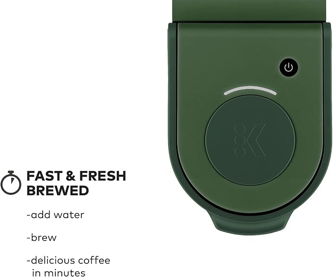 Keurig K-Mini Single Serve K-Cup Pod Coffee Maker, 6 to 12oz Brew size, with Cord Storage, Perfect for Small Spaces, Evergreen | Cord Storage, Small Spaces, Evergreen - Image 7