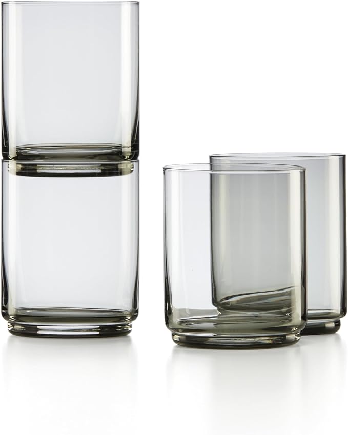 Lenox Tuscany Classics 4Pc Tall Glasses, 1.10, Black by Lenox