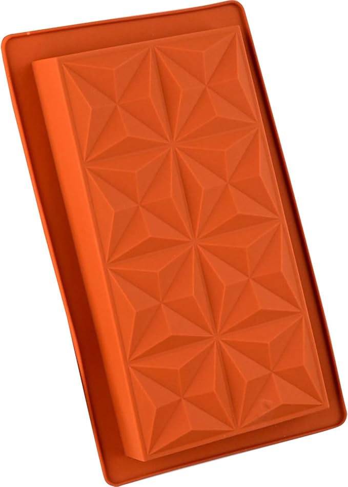 Candy Bar Mold | Large Silicone Chocolate Mold - Dessert Baking Mould - for Food Treats Soap Making Christmas Cookie Cake Dessert Baking Birthday