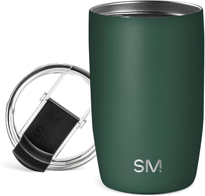 Simple Modern Travel Coffee Mug with Lid | 12oz | Green | Voyager Coffee Cup, Coffee Tumbler for Hot & Iced Drinks | Insulated Stainless Steel Travel Mug | Forest by Unknown