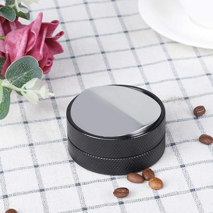 Professional Stainless Steel Coffee Press 58mm Heavy Duty Rustproof Tamper Tool for Espresso Machine Barista Home Use