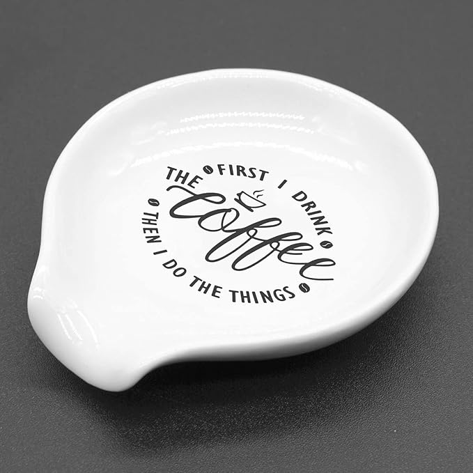 Littlefa Coffee Spoon Rest-Coffee Spoon Holder-Coffee Bar Accessories | Funny Ceramic Coffee Spoon Rest for Coffee Bar Accessories Essentials, Coffee Lovers Gifts - Image 4