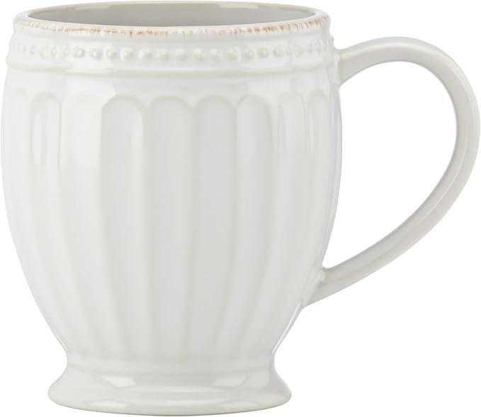 Lenox 895722 French Perle Groove Mugs, Set Of 4 - Image 2