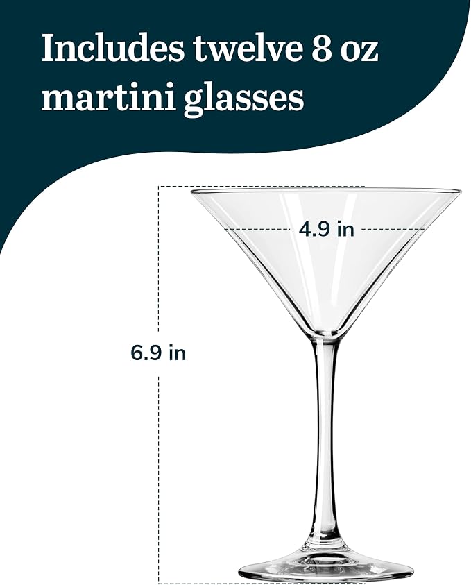 Libbey Glassware 7512 Vina Martini Glass, 8 oz. (Pack of 12) - Image 3