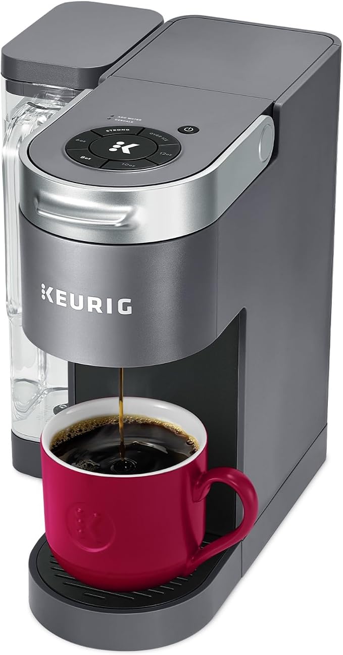 Keurig K-Supreme Single Serve K-Cup Pod Coffee Maker, MultiStream Technology, 4 Brew Sizes, 66oz Dual-Position Removable Reservoir, Gray | MultiStream Technology, 4 Brew Sizes, Dual-Position Removable Reservoir - Image 2