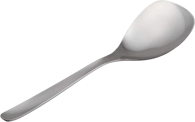 Sori Yanagi Simple Form Cutlery for Easy Use, Tsubame Sanjo Stainless Steel Serving Spoon, Brushed Finish, Simple Design Cutlery, Dishwasher Safe, 18-8 Stainless Steel - Image 2